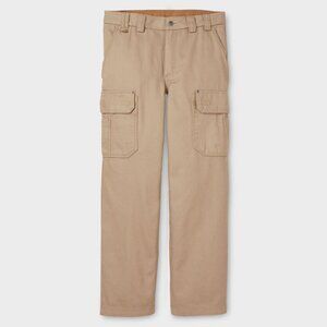 Duluth Trading Co Mens Fire Hose Relaxed Fit Cargo Work Khaki Pants Fits 38x30
